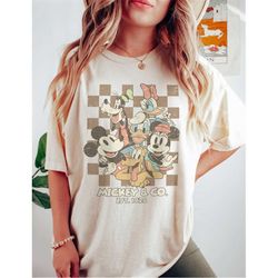 Vintage Mickey & Co 1928 Comfort Colors Shirt, Retro Mickey And Friends Shirt, Magic Kingdom Shirt, Disneyworld Shirts,