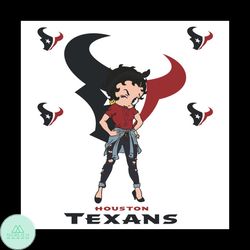 Betty Boop Houston Texans Svg, Sport Svg, Houston Texans Football Team Svg, Houston Texans Svg, Houston Texans Fans Svg,