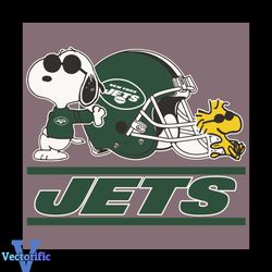New York Jets Snoopy Woodstock Svg, Sport Svg, New York Jets Svg, New York Jets Football Team Svg, New York Jets NFL Svg