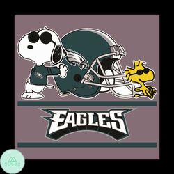 Philadelphia Eagles Snoopy Woodstock Svg, Sport Svg, Philadelphia Eagles Svg, Philadelphia Eagles Football Team Svg, Phi