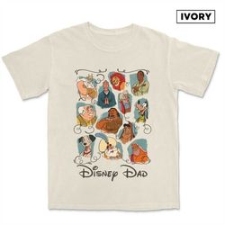 Comfort Colors Retro Disney Dad Shirt, Disney Characters Shirt, Disney Dad Unisex T-shirt, Fathers Day Shirts, Disney Fa