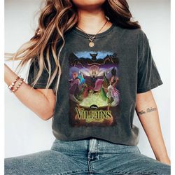 Vintage 90s Disney Villains Comfort Colors Shirt, Disney Funny Villain Shirt, Disney Friends Shirt, Bad Witches Club Tee