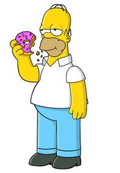 The Simpsons Homer SVG, PNG, JPG files. Digital download.