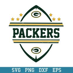 Green Bay Packers Football Team Svg, Green Bay Packers Svg, NFL Svg, Png Dxf Eps Digital File