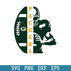 Green Bay Packers Player Football Svg, Green Bay Packers Svg, NFL Svg, Png Dxf Eps Digital File