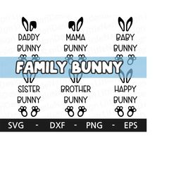 Family Bunny Easter t shirt svg,Bunny Family Shirts ,Family Matching T-shirts,Easter t shirt svg,Bunny Svg,Easter svg,sv