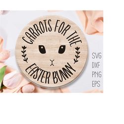 Carrots for the Easter Bunny svg, easter treat svg,easter svg,plate svg,Carrot svg,bunny ears svg,bunny plate svg,svg fi