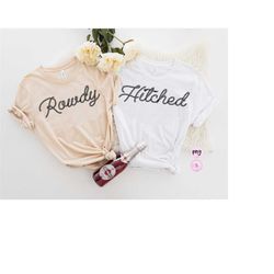 Getting Hitched Getting Rowdy Bundle, Retro Png, Bachelorette Shirts, Bride Babe, Sublimation PNG