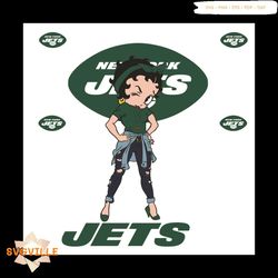 Betty Boop New York Jets Svg, Sport Svg, New York Jets Football Team Svg, New York Jets Svg, New York Jets Fans Svg, Bet