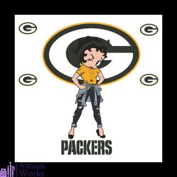 Betty Boop Green Bay Packers Svg, Sport Svg, Green Bay Packers Football Team Svg, Green Bay Packers Svg, Green Bay Packe