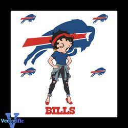 Betty Boop Buffalo Bills Svg, Sport Svg, Buffalo Bills Football Team Svg, Buffalo Bills Svg, Buffalo Bills Fans Svg, Bet