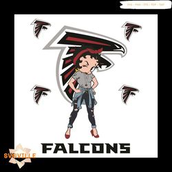 Betty Boop Atlanta Falcons Svg, Sport Svg, Atlanta Falcons Football Team Svg, Atlanta Falcons Svg, Atlanta Falcons Fans