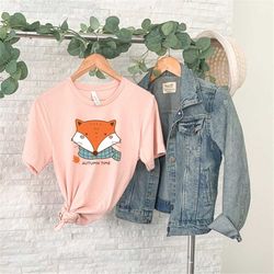 Autmn Time Fox Shirt, Orange Fox Autmn Shirt, Cute Fall Shirt, Autmn Shirt, Fox Shirt, Fall Season Shirt