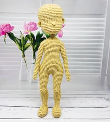 crochet doll body pattern, amigurumi doll pattern
