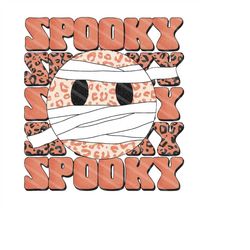 Spooky Mummy Halloween Png, Spooky Halloween Digital Png, Spooky Mummy Face Halloween Png Digital for Print ( Only Png )