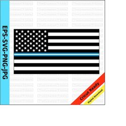 Thin White Line United States Flag eps svg png jpg Vector Clip Art  US Flag Support Our Doctors Support Nurses Support M