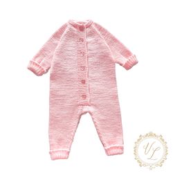 baby jumpsuit knitting pattern | pdf knitting pattern | baby overalls pattern | knit baby jumpsuit | v2