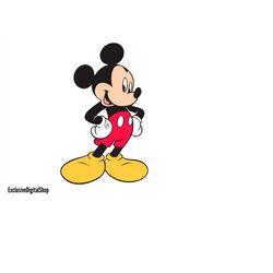 Mickey Mouse Happy SVG, Mouse SVG, Cut File - Digital Download svg dxf eps png pdf Design For Cricut or Silhouette Cut F