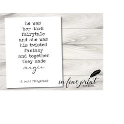 Fairytale SVG Sign // Quotes // F Scott Fitzgerald