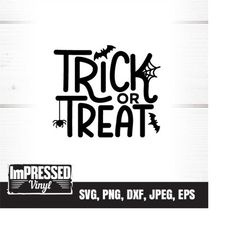 Trick Or Treat - Halloween SVG- Instant Download