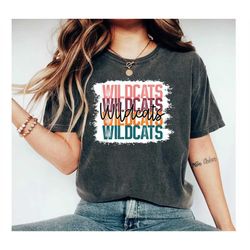 Wildcats Shirt, Preppy Wildcats Shirt, Teacher T-Shirt, Unisex Tee, Team Mascot Shirt, Wildcats Basketball, Wildcats Sch