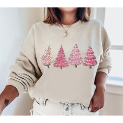 Pink Christmas Tree PNG, Christmas Shirt png, Merry Christmas png, Christmas png, Retro Png, Christmas sublimation, Digi