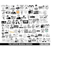 THE OFFICE Bundle SVG, The Office Svg, The Office Tv Show, The Office Clipart, Svg Files for Cricut, Instant Download