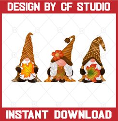 Fall gnome PNG, Fall Gnomes, Autumn Leaves, Gnome clipart, sublimation, gnome images, autumn leaves, waterslide images