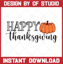 Happy Thanksgiving SVG, Thanksgiving SVG, Thanksgiving, Fall Svg, Fall Clipart, Thanksgiving Cut File, Cricut