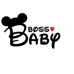 mickey mouse baby svg, baby mouse svg, mouse cut file - digital download svg dxf png design for cricut or silhouette cut