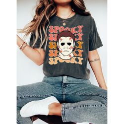 Horror movie Halloween Scream Jason Spooky Shirt Design PNG, Halloween png, Groovy sublimation, Retro Halloween png, Sub