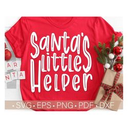 Santa's Little Helper Svg, Funny Christmas Svg for Kids. Christmas Svg, Christmas Shirt Svg Design, Commercial Use - Dig