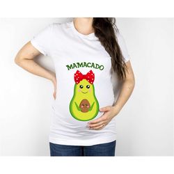 Mamacado Shirt, Baby Announcement Shirt, Funny Pregnancy Shirt, Pregnancy Reveal Shirt, Tested Positive Shirt, Mom To Be