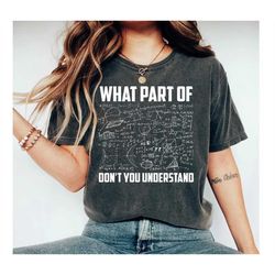 What Part Of Don't You Understand Shirt,Funny Math Teacher T-Shirt,Mathematicians Gift,Mechanical Engineers Shirt,Geeks