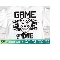 Gaming or Die svg, Funny Video Game Player SVG, Video Game SVG, Boys Svg, Gamer Gift, Cameo Cricut, Cut File, Silhouette