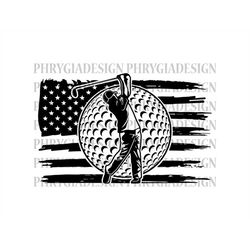US Golf Svg Png ,  Golfing Svg , Golf Player Svg , Golf Club Svg , Golf Ball Svg , Golf Shirt , Digital Download , Insta