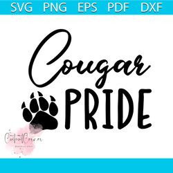 Cougar Pride Svg, Trending Svg, Cougars Svg, Cougar Pride Svg, Heat Transfer Vinyl cut file, Football svg, Basketball sv