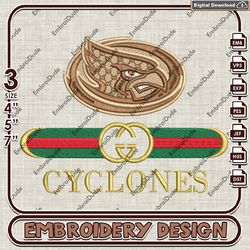NCAA Iowa State Cyclones Gucci Embroidery Design, NCAA Teams Embroidery Files, NCAA Iowa State Machine Embroidery