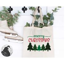 Merry Christmas SVG, Cut File for Christmas Sign, Farmhouse Decor svg, Christmas Trees svg, Digital Download, Cricut, Si