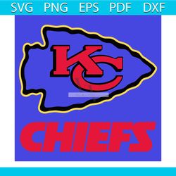 Kansas City Chiefs Svg, Sport Svg, Chiefs Svg, Football svg, NFL svg, KC Svg, National