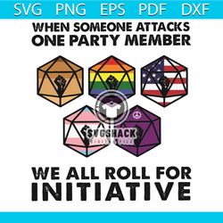 When Someone Attacks One Party Member Svg, Trending Svg, Someone Attacks Svg, Party Member Svg, Initiative Svg, Quote Sv