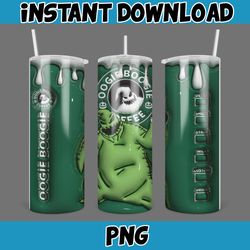3D Inflated Halloween Season Sublimation Tumbler Design Download PNG, 20 Oz Digital Tumbler Wrap PNG (9)