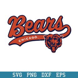 Logo Chicago Bears Svg, Chicago Bears Svg, NFL Svg, Png Dxf Eps Digital File