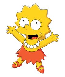 The Simpsons. Lisa Simpson. SVG, PNG, JPG files. Digital download.