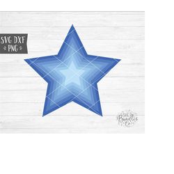 Instant SVG/DXF/PNG Nested Stars svg, america svg, 4th of july svg, independence day svg, dxf, america, star graphic svg