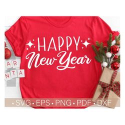 Happy New Year Svg, Christmas svg, Christmas Shirt Svg Files for Cricut, New Year Shirt Svg, Merry Christmas Svg, Commer