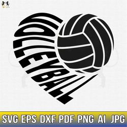 volleyball heart svg, volleyball ball svg, volleyball ball vector, volleyball cricut, volleyball cutfile, volleyball svg