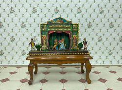puppet theater . miniature. dollhouse miniature.1:12.