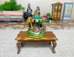 Puppet carousel. Miniature. Dollhouse miniature.1:12.