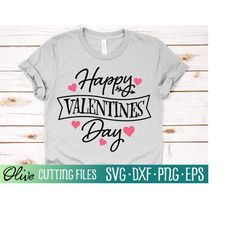 Valentine SVG, Happy Valentines Day SVG, Valentines Day SVG, Love Silhouette Svg, Hearts Svg Files for Cricut, Cut File